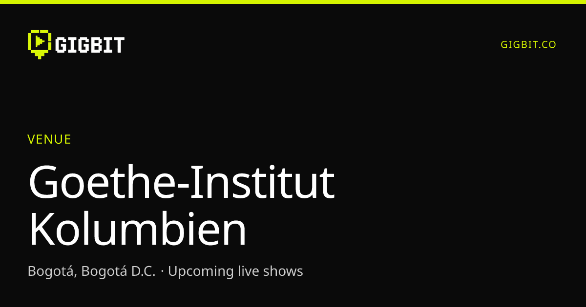 Goethe-Institut Kolumbien