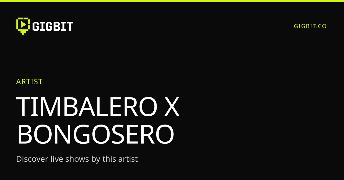 TIMBALERO X BONGOSERO