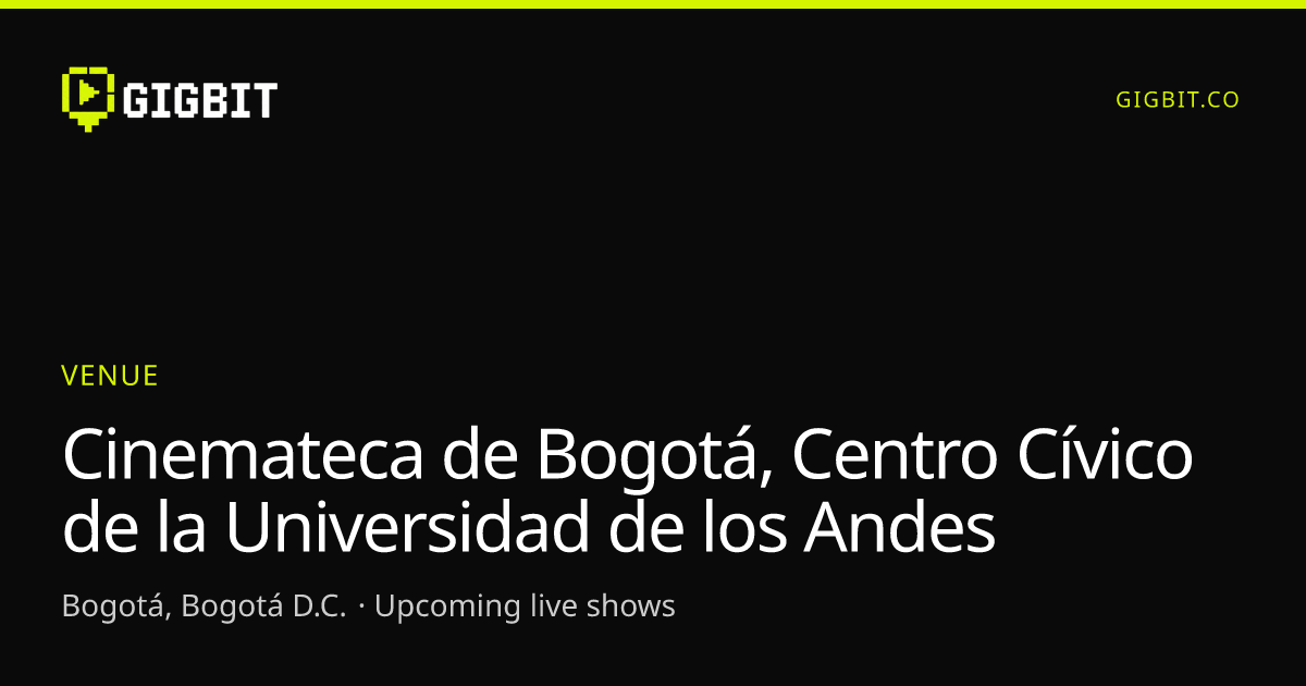Cinemateca de Bogotá, Centro Cívico de la Universidad de los Andes