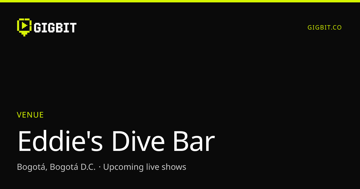 Eddie's Dive Bar