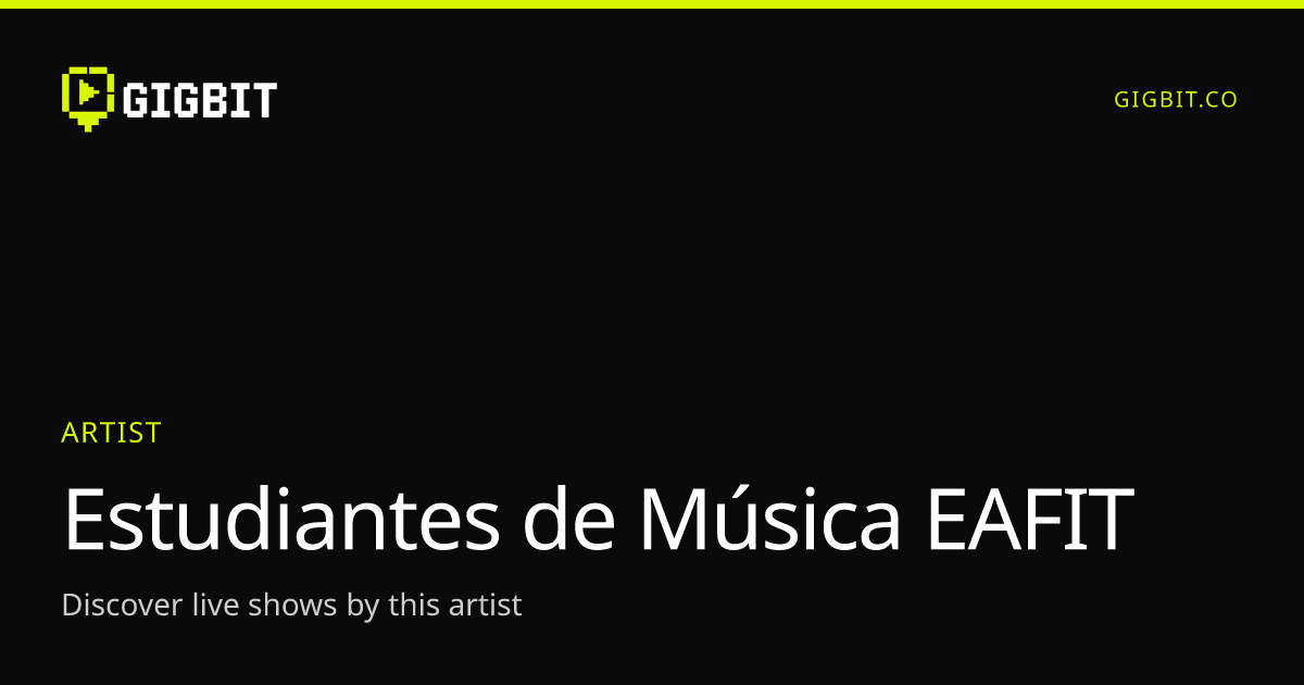 Estudiantes de Música EAFIT