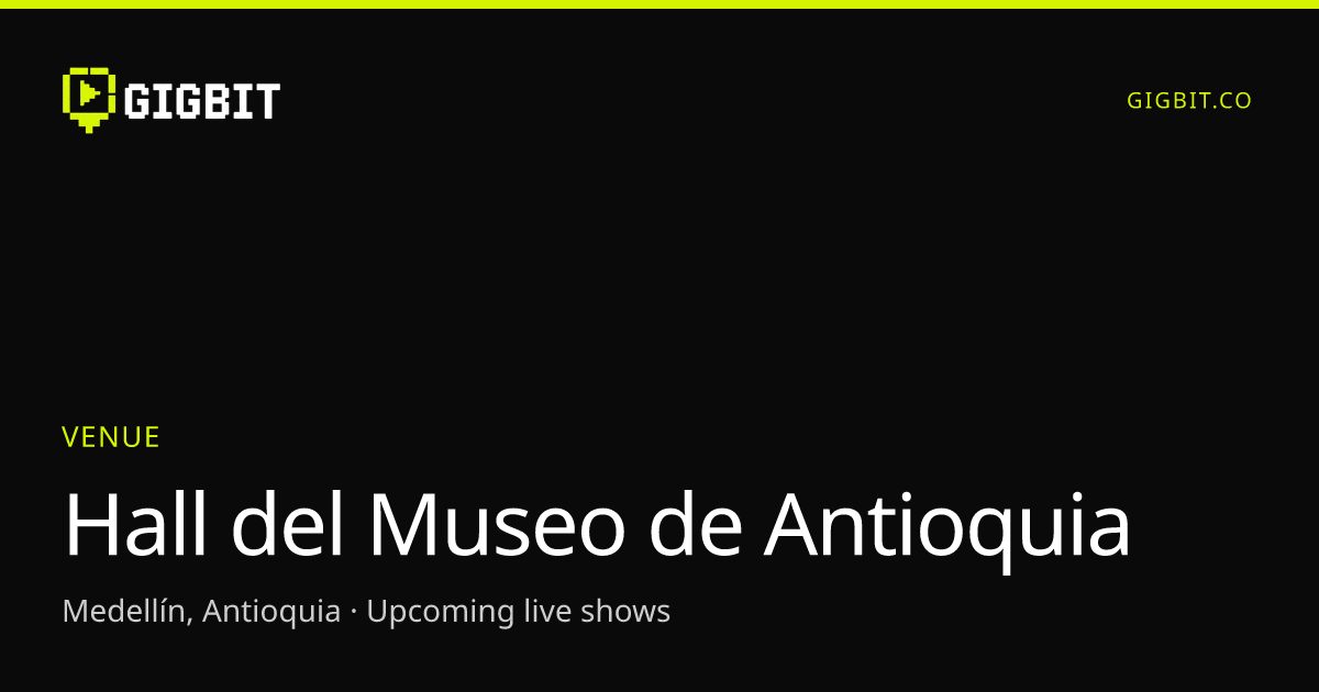 Hall del Museo de Antioquia
