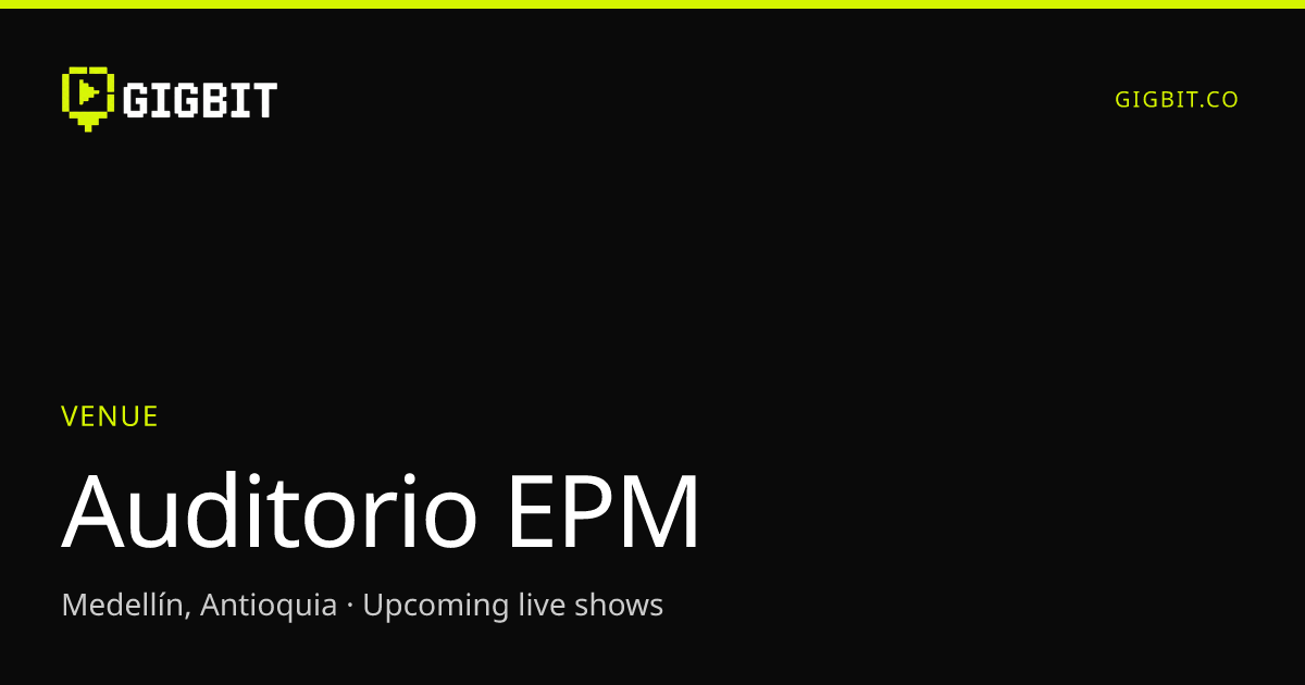 Auditorio EPM