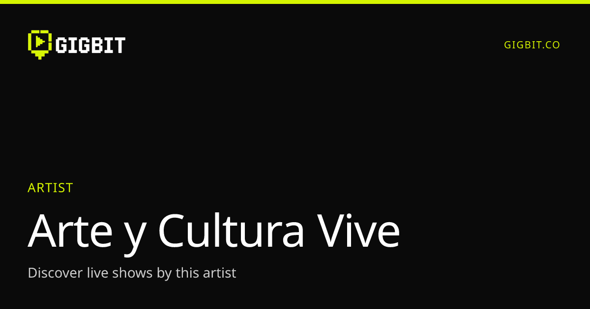 Arte y Cultura Vive