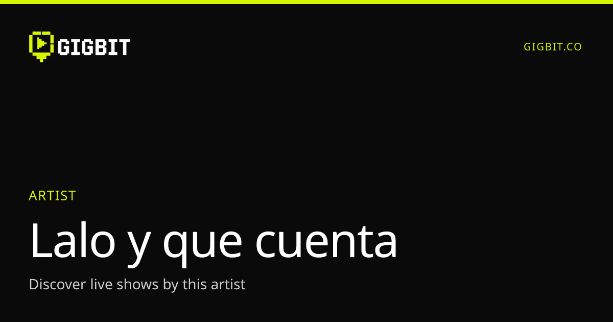 Lalo y que cuenta
