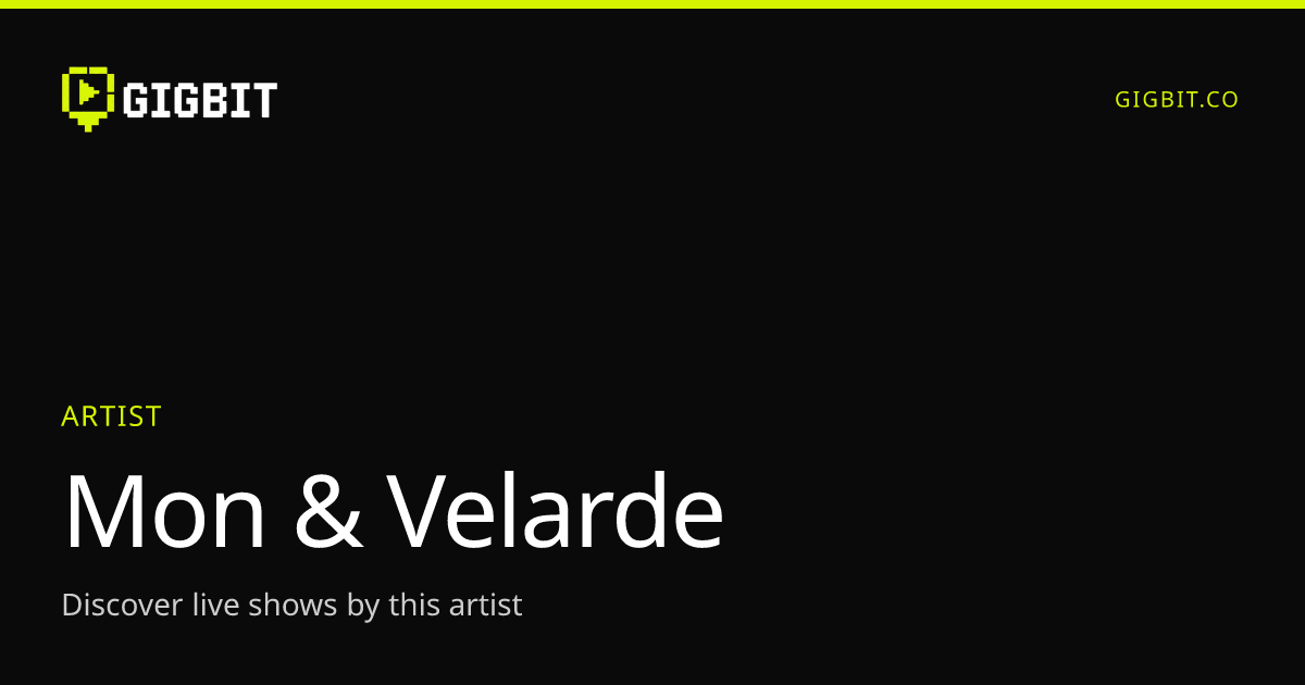 Mon & Velarde
