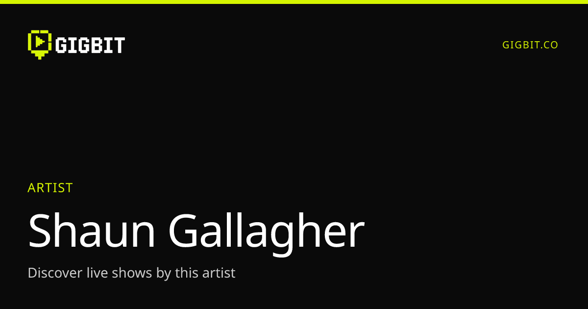 Shaun Gallagher