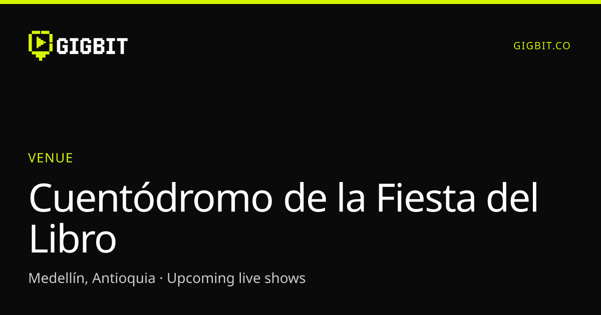 Cuentódromo de la Fiesta del Libro