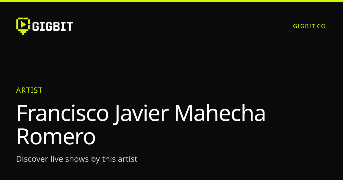 Francisco Javier Mahecha Romero