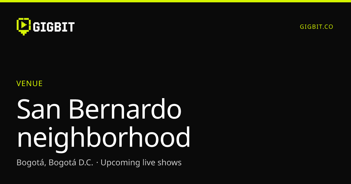 San Bernardo neighborhood