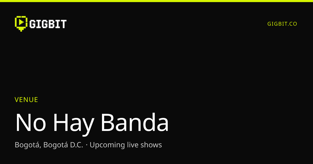 No Hay Banda