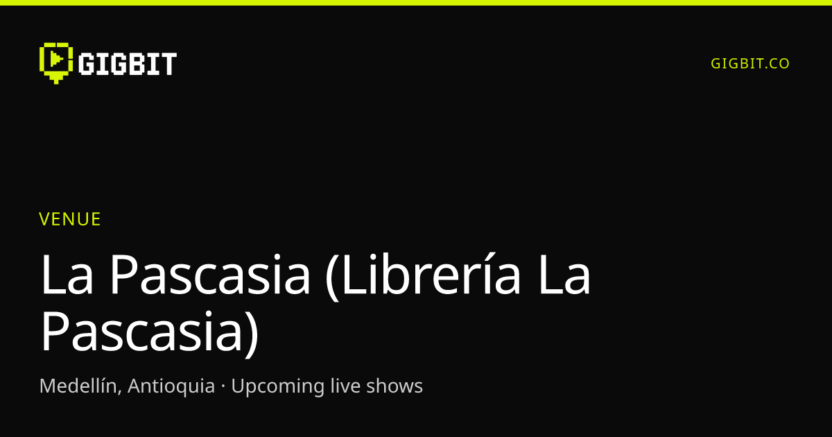 La Pascasia (Librería La Pascasia)