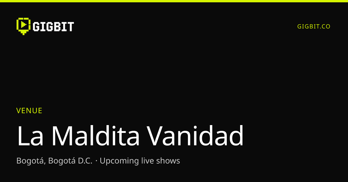 La Maldita Vanidad