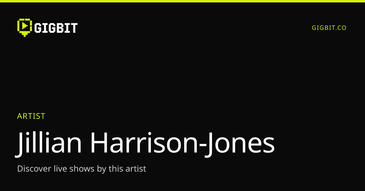 Jillian Harrison-Jones