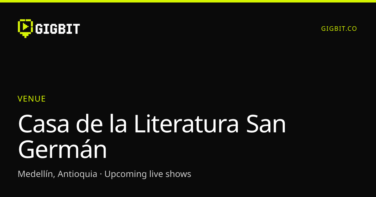 Casa de la Literatura San Germán