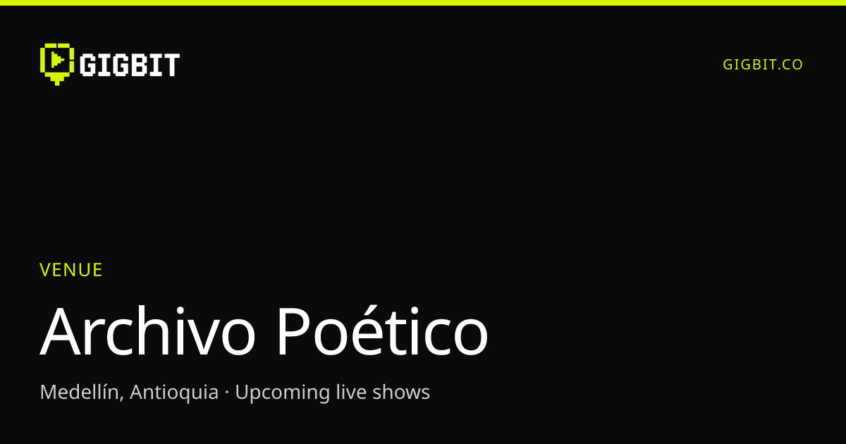 Archivo Poético