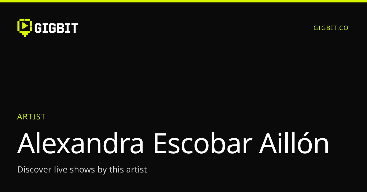 Alexandra Escobar Aillón