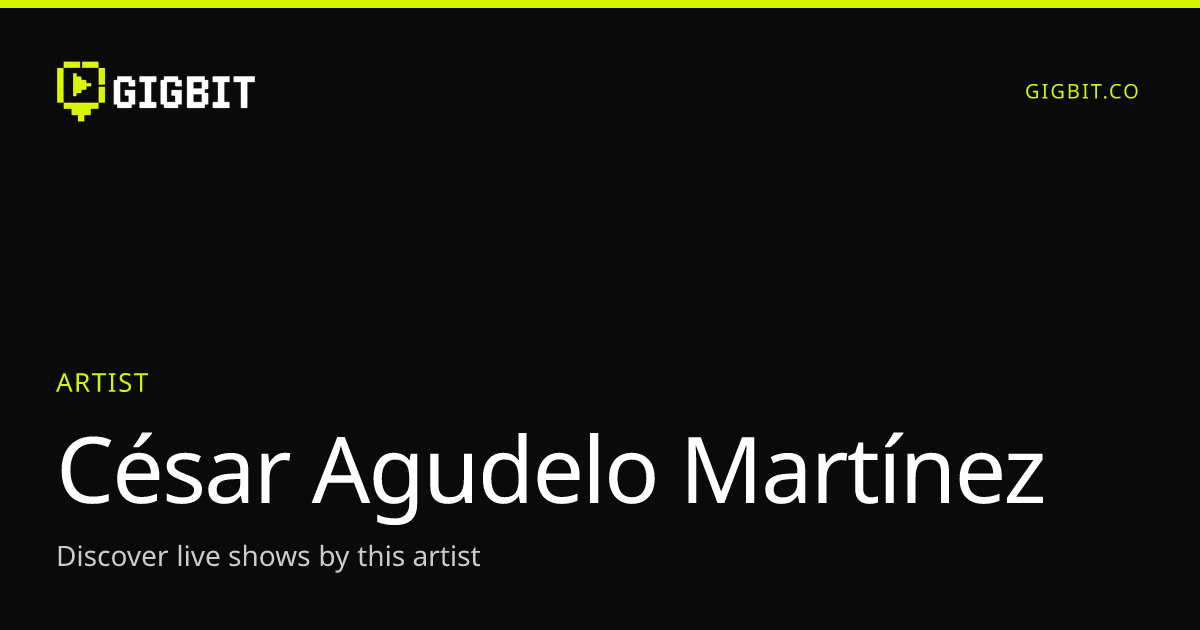 César Agudelo Martínez