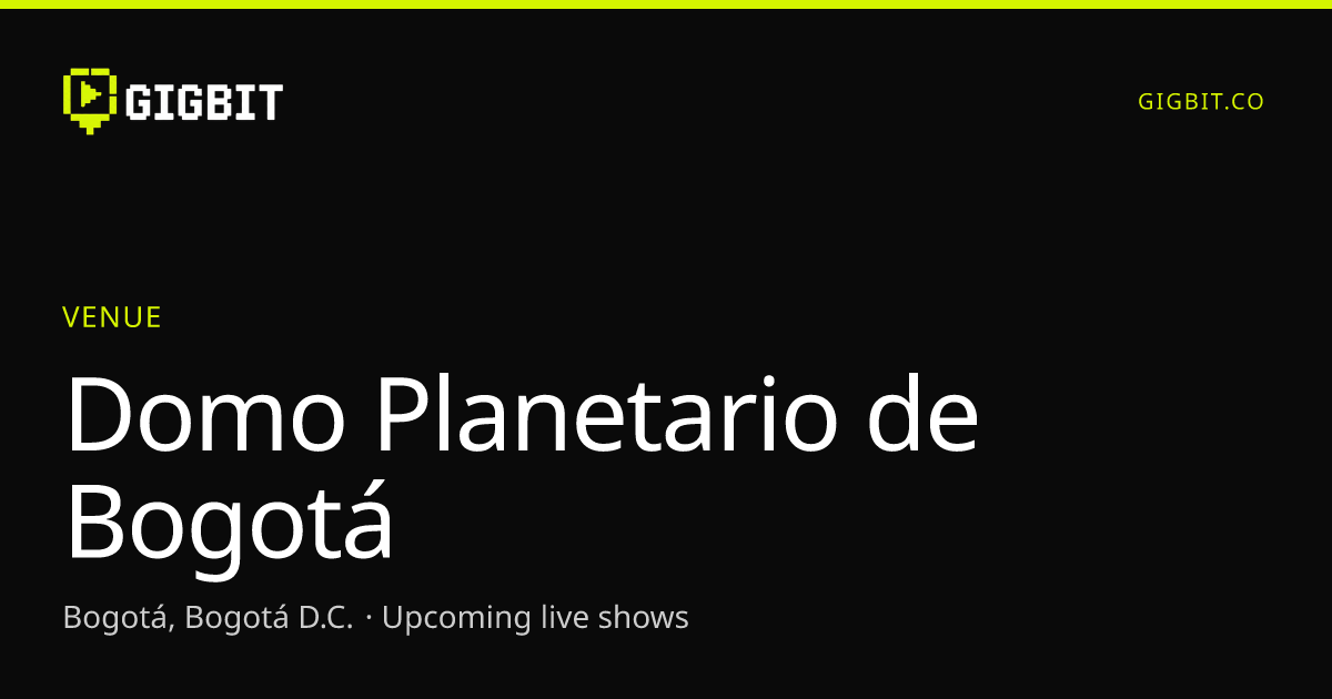 Domo Planetario de Bogotá