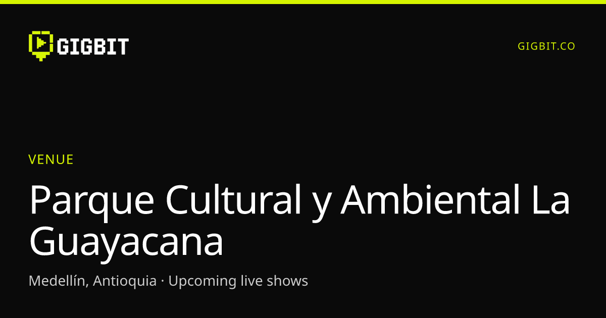 Parque Cultural y Ambiental La Guayacana