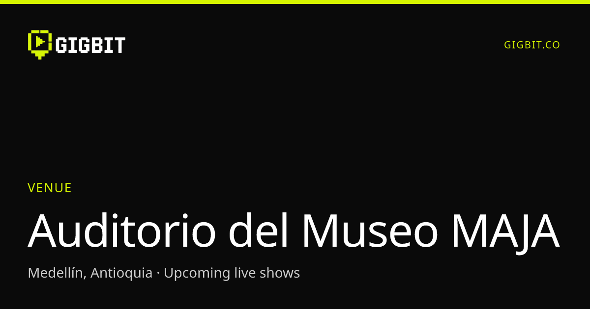 Auditorio del Museo MAJA