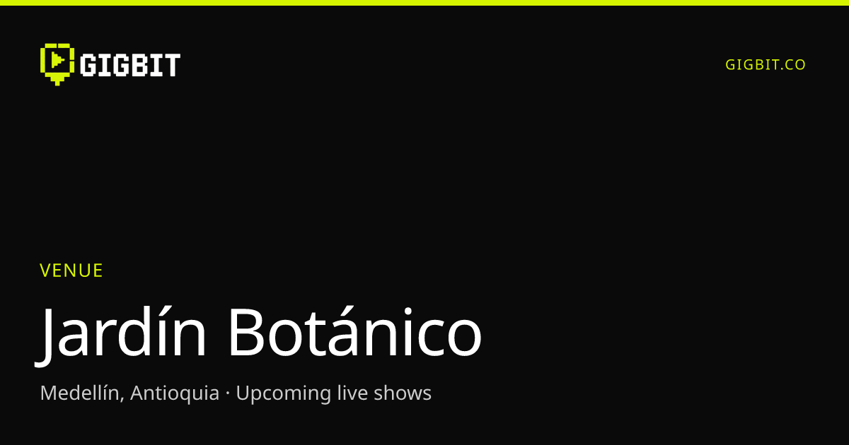 Jardín Botánico