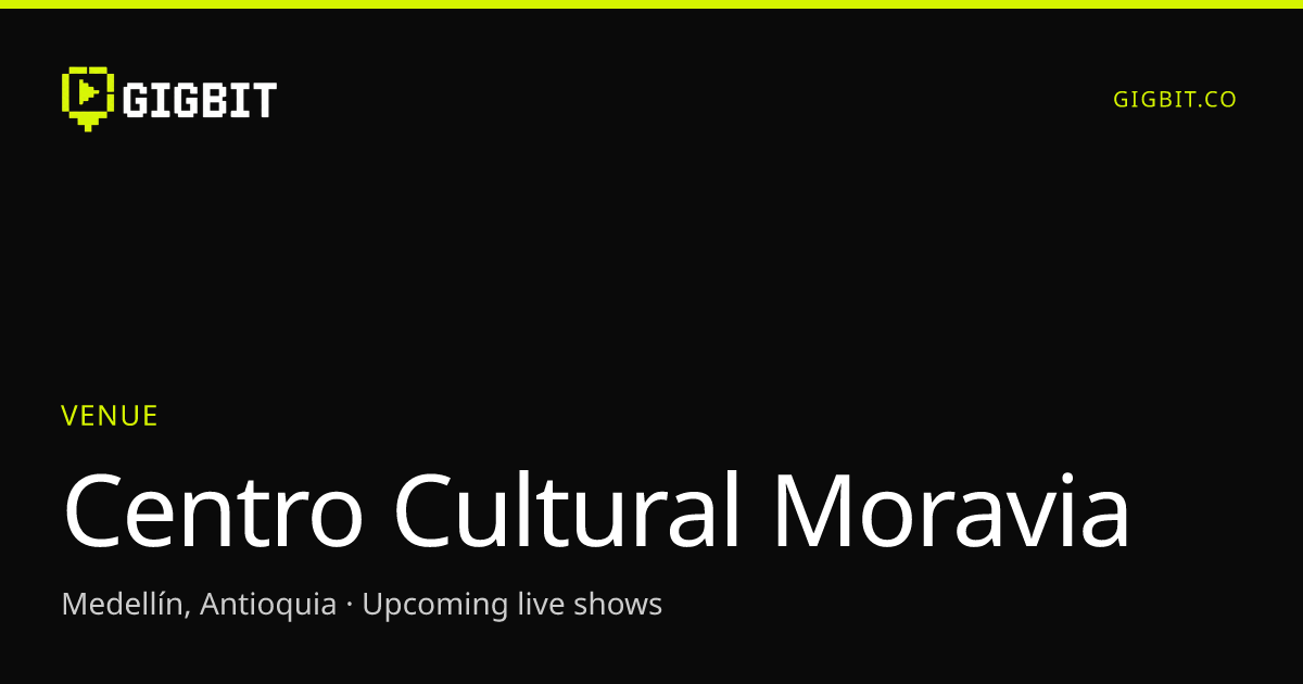 Centro Cultural Moravia