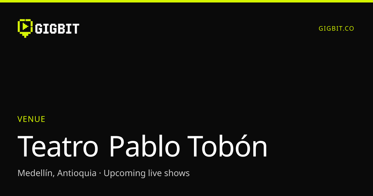 Teatro Pablo Tobón