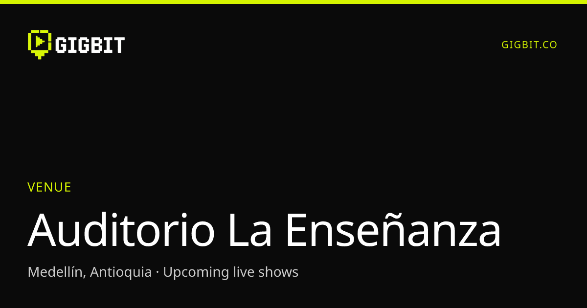 Auditorio La Enseñanza