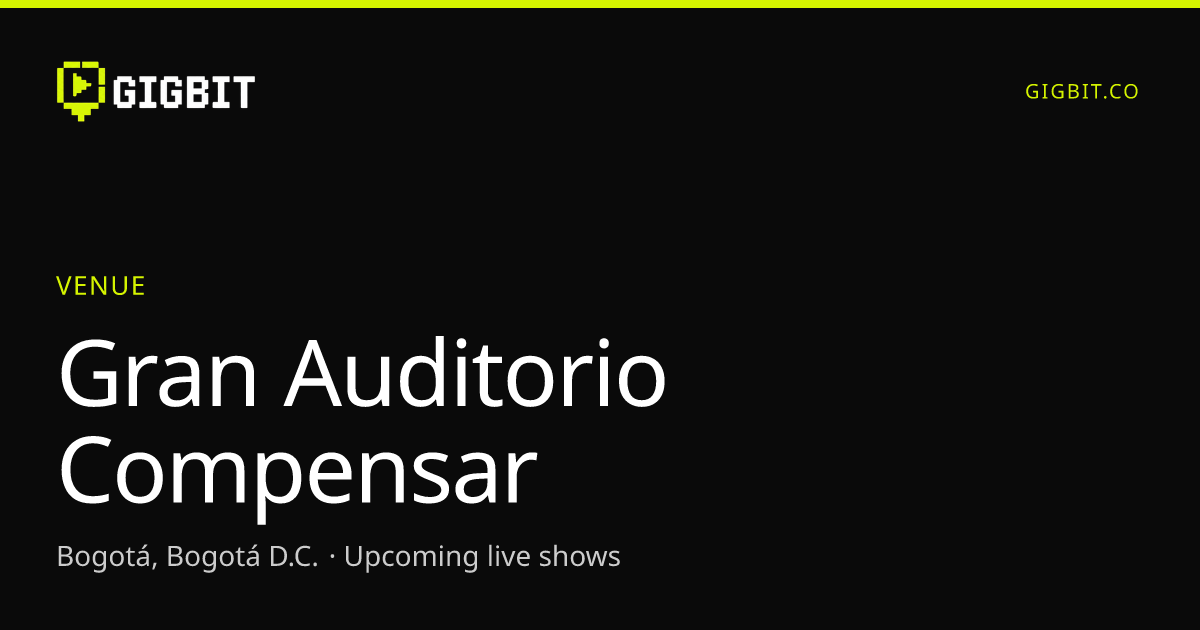 Gran Auditorio Compensar