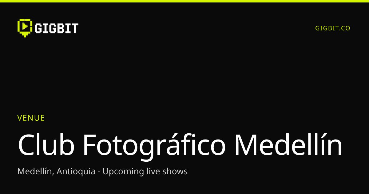 Club Fotográfico Medellín