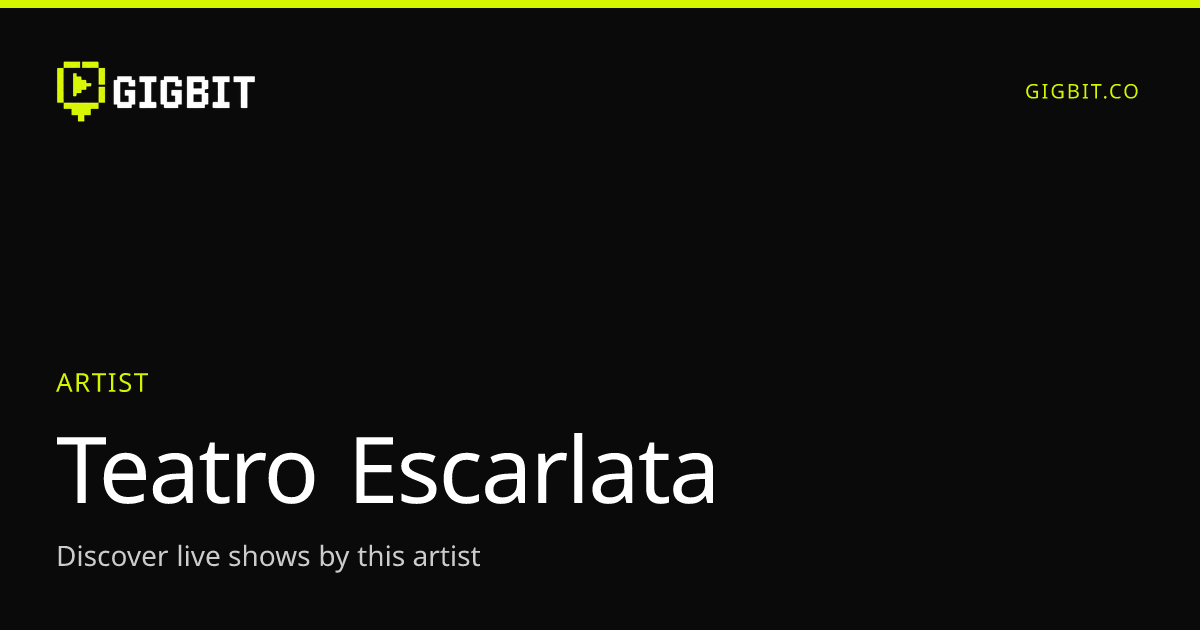 Teatro Escarlata