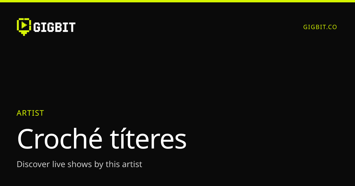 Croché títeres