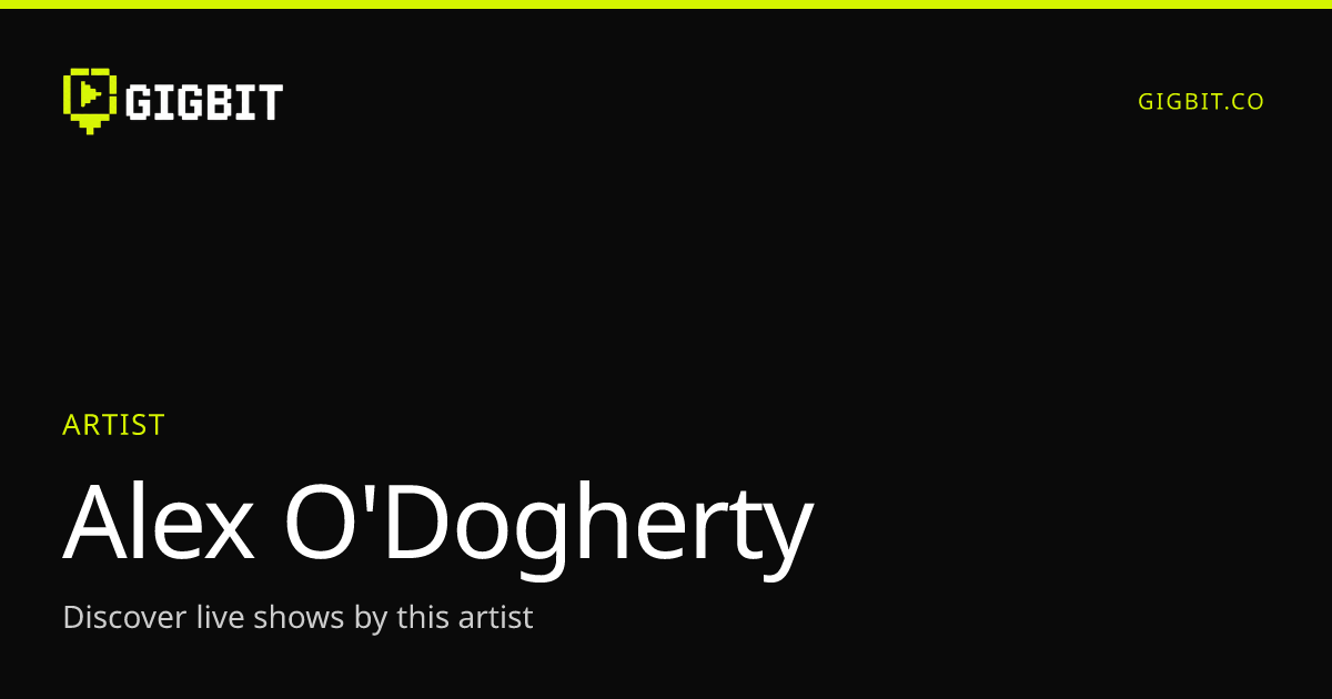 Alex O'Dogherty
