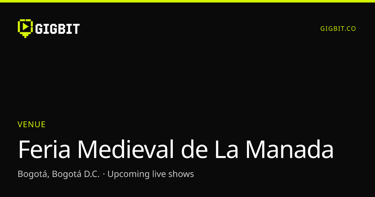 Feria Medieval de La Manada