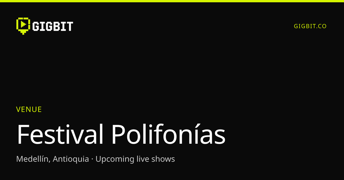 Festival Polifonías