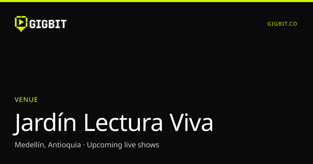 Jardín Lectura Viva