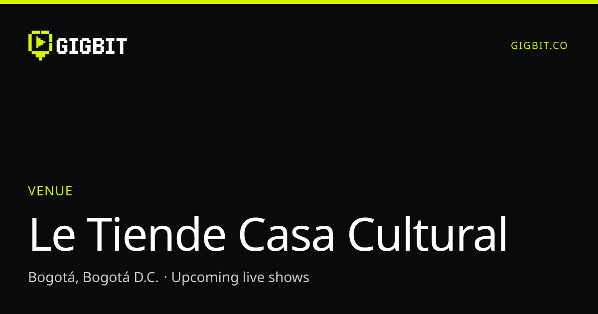 Le Tiende Casa Cultural