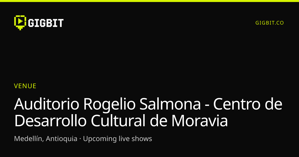 Auditorio Rogelio Salmona - Centro de Desarrollo Cultural de Moravia