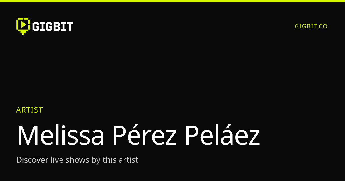 Melissa Pérez Peláez