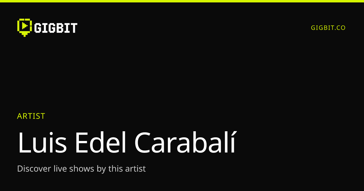 Luis Edel Carabalí