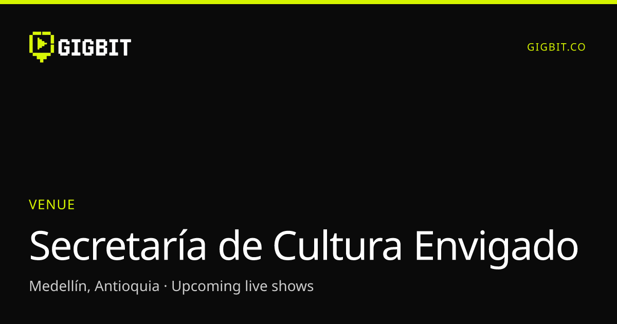 Secretaría de Cultura Envigado