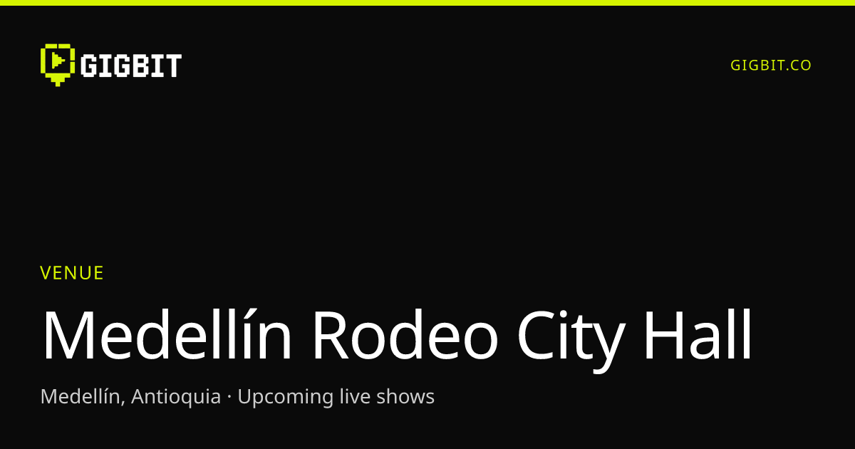 Medellín Rodeo City Hall