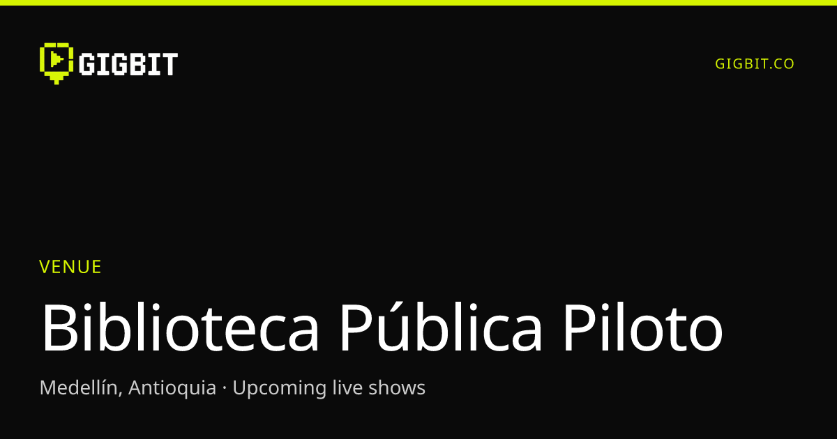 Biblioteca Pública Piloto