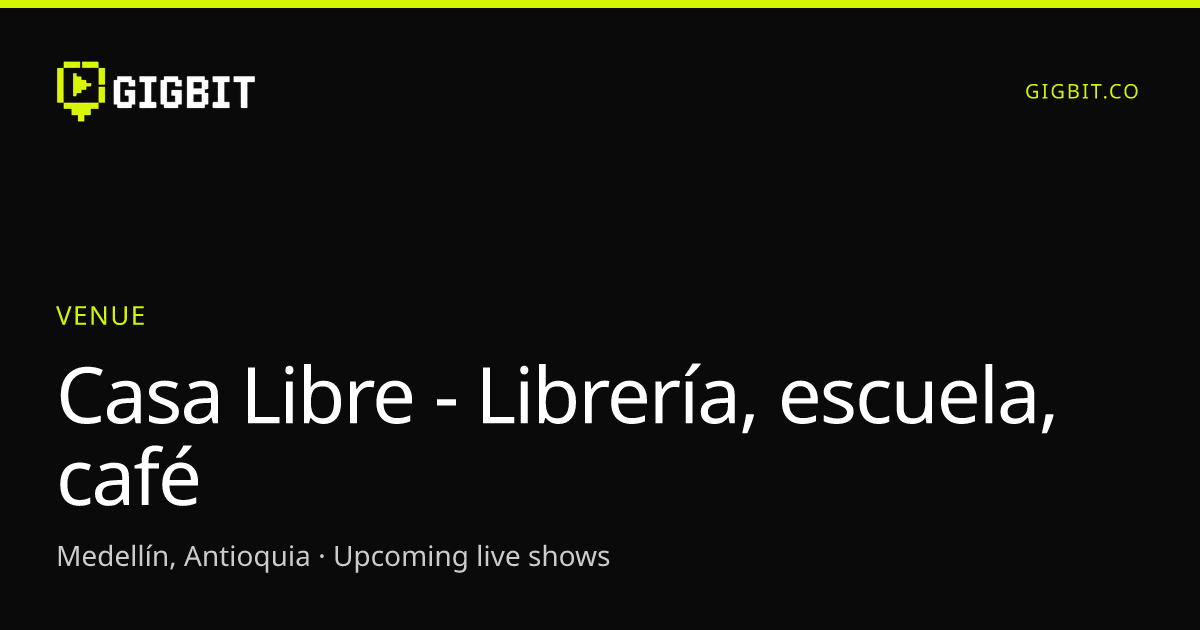 Casa Libre - Librería, escuela, café