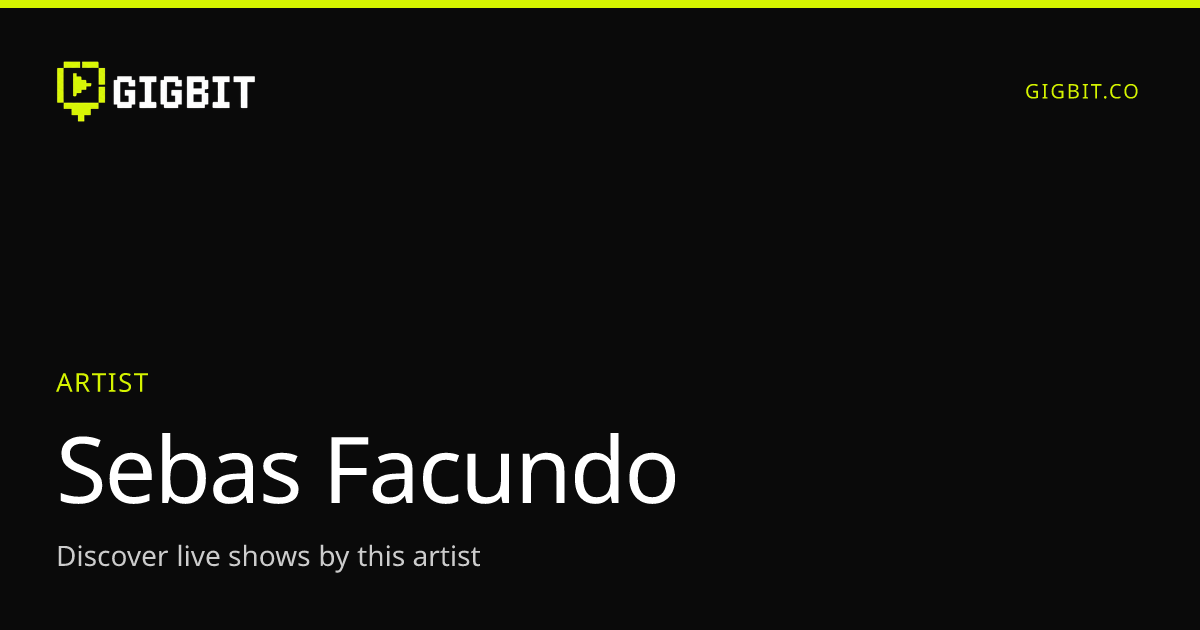 Sebas Facundo