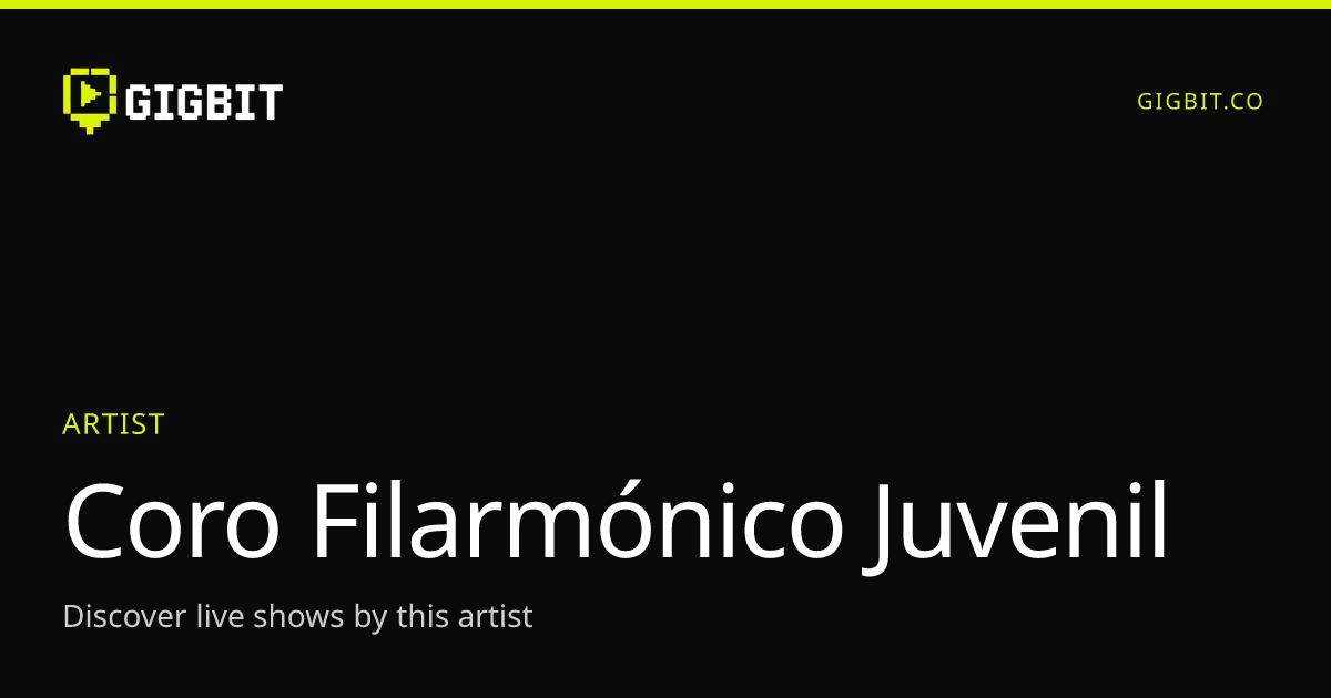 Coro Filarmónico Juvenil