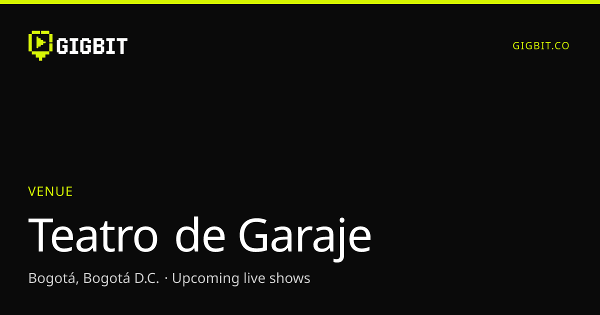 Teatro de Garaje