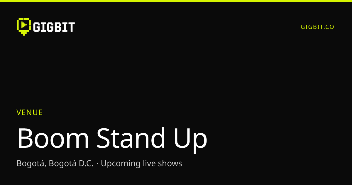 Boom Stand Up