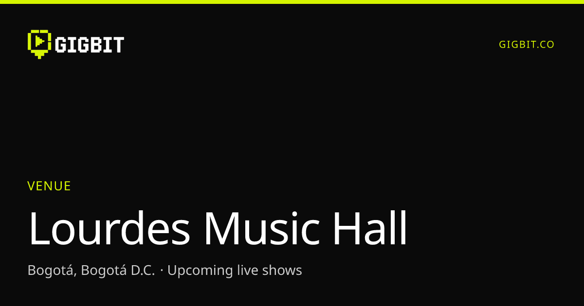 Lourdes Music Hall